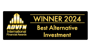 ADVFN International Finance Awards Winner 2024 - Best Alternative Investment